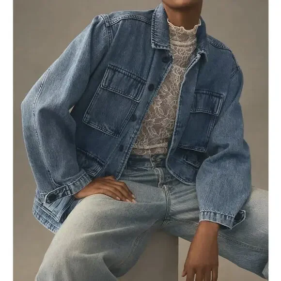 Favorite Daughter The Carly Cargo Jacket Size Small (new without tags) - Picture 3 of 15